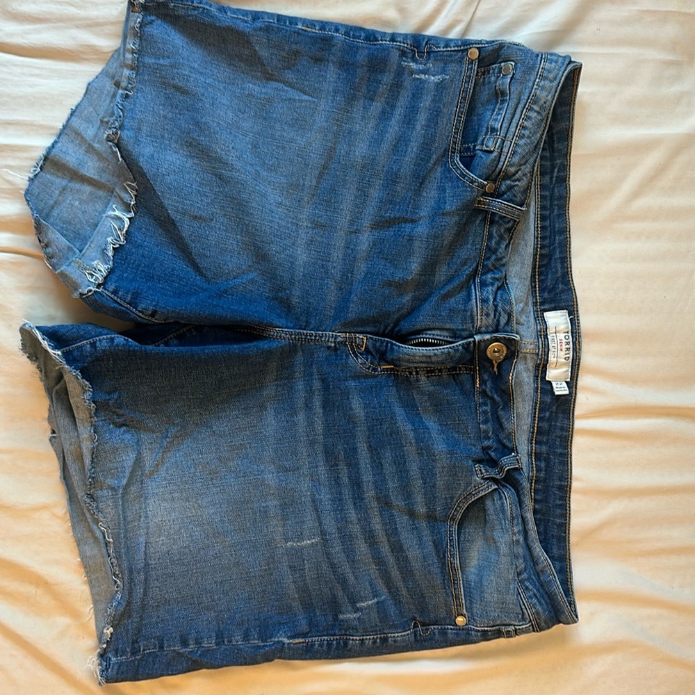 Torrid denim cutoff shorts